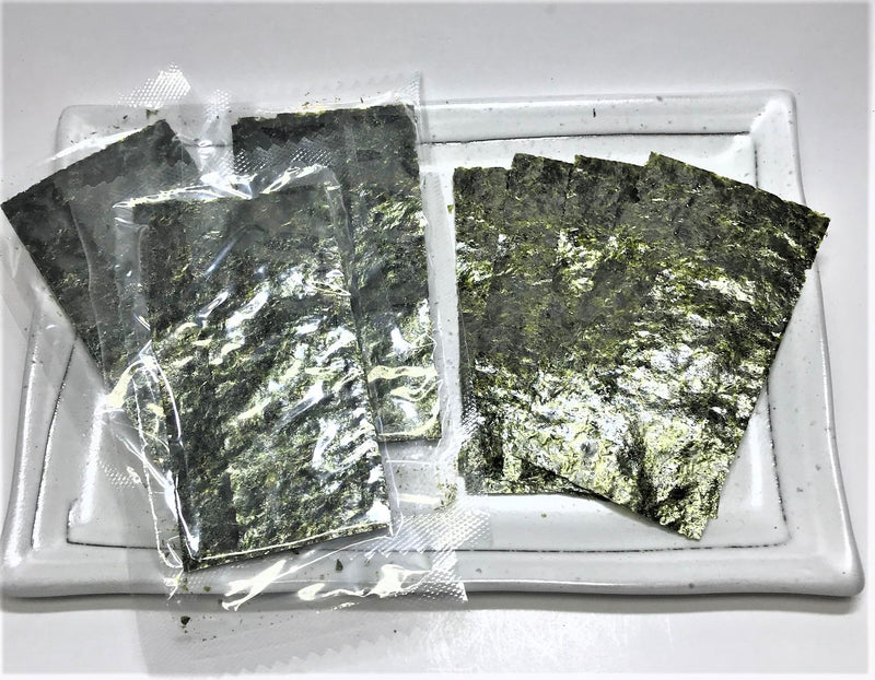 No.251)味付のり銀缶/8切5枚40束】有明海産